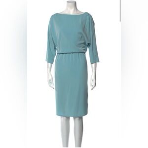 St. John Light Blue Dress